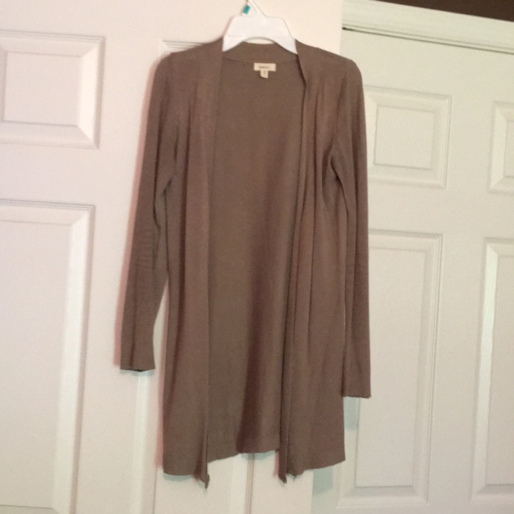 Cotton brown cardigan